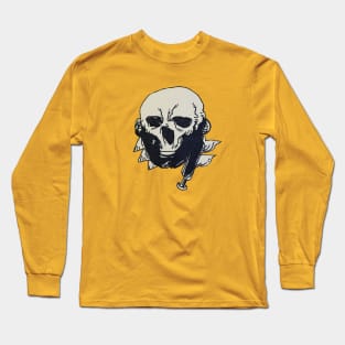 Skull Sketch Long Sleeve T-Shirt